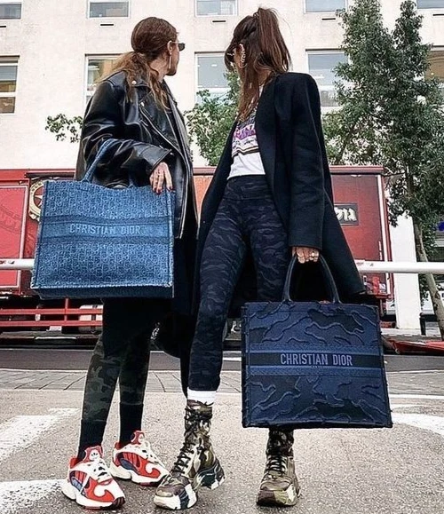 Dior Denim Exterior Tote Bags & Handbags for Women for sale | eBay