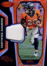 2019 Certified Gamers Jerseys Mirror Orange #15 Royce Freeman Jersey /199 - FB