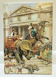 Dinotopia Dinosaur Parade Notebook Journal Diary Blank Book James Gurney 90s