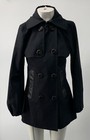 Mackage Womens Black Double Breasted Pea Coat sz S/P