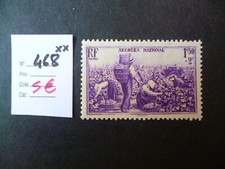 1201  TP FRANCE NEUF 1940  N° 468 ** Cote 5,00 €