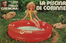 LA PISCINA GONFIABILE per BAMBOLA CORINNE ITALO CREMONA NUOVO SIGILLATO!!