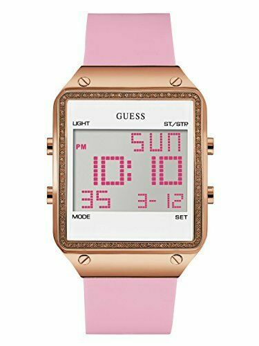 digital pink watch