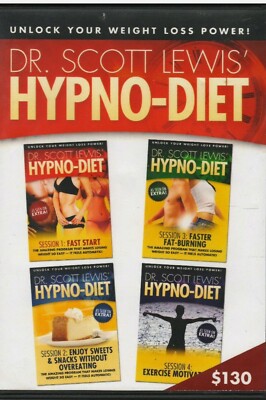 DR SCOTT LEWIS HYPNO DIET (DVD, 2008, 4-Disc Set)