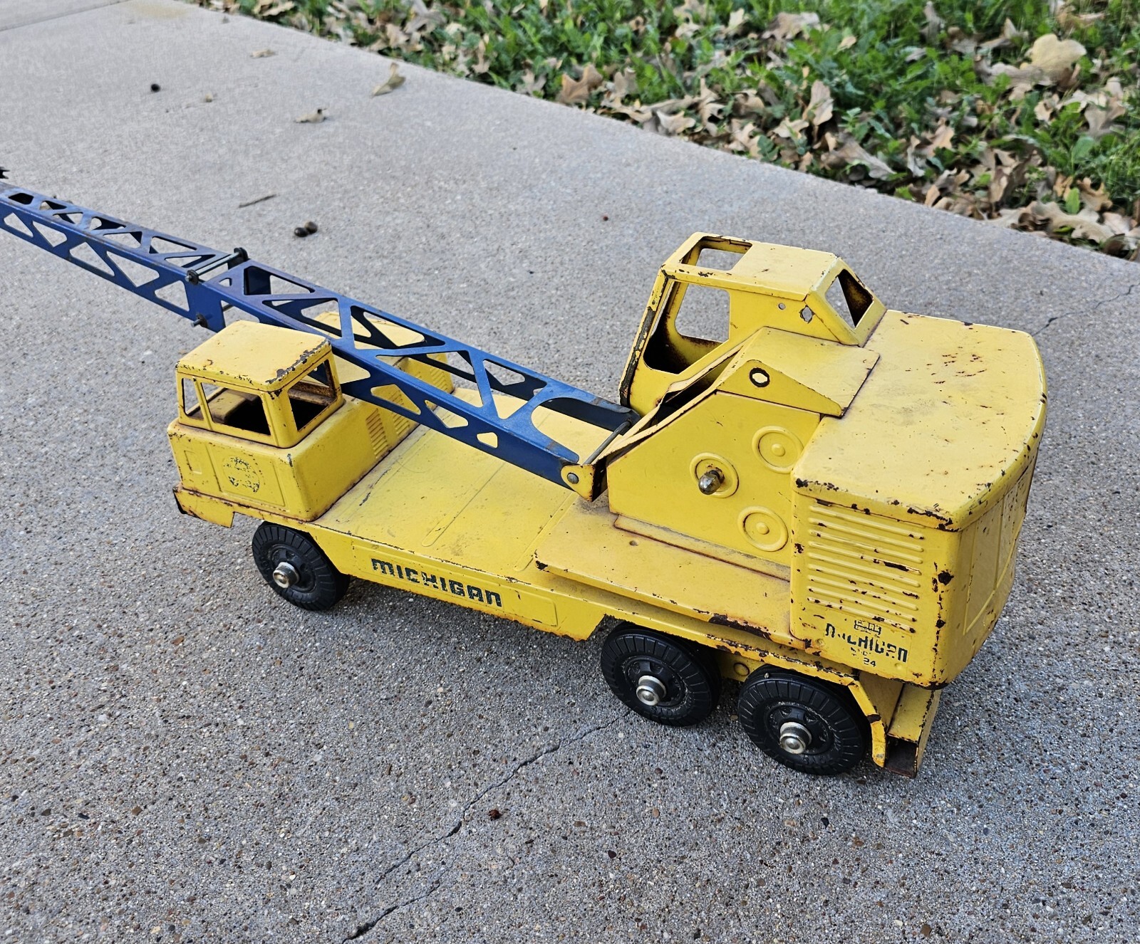 Vintage NYLINT Michigan Shovel Crane, For Parts or Restoration eBay