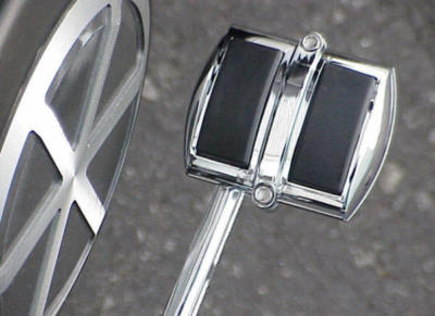 Yamaha V-Max VStar V-Star 650 950 1100 1300 CHROME REAR BRAKE PEDAL COVER