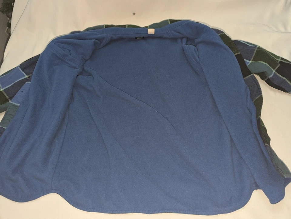 Levi’s Gold Tab Men’s Plaid Jackson Flannel Worker Over Shirt Size XS GUC - Image 3 of 4