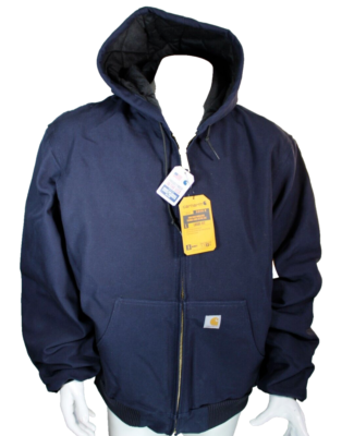 NWT CARHARTT J140 Size XLT Navy Hooded Warmest Insulated Men's