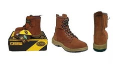 OLIVER 33660 SUEDE LEATHER STEEL CAPPED WORK BOOTS RUBBER SOLE MENS  US: 5 UK: 4