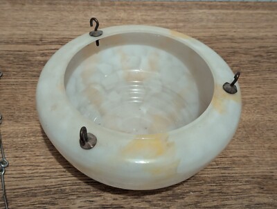 Vintage Art Deco Fliegenfänger Stufen Deckenleuchte