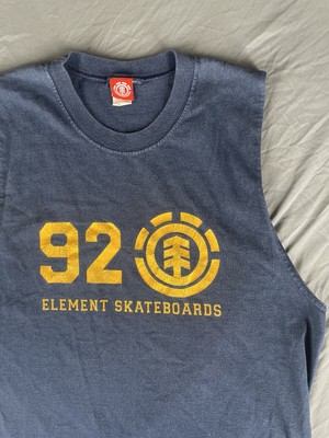 Vintage ELEMENT Skateboards Shirt Large Viva La Bam Street OG CKY2K Sleeveless