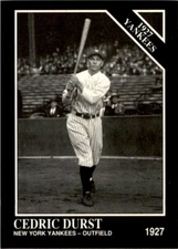 1991 CONLON COLLECTION TSN - #108 CEDRIC DURST NEW YORK YANKEES