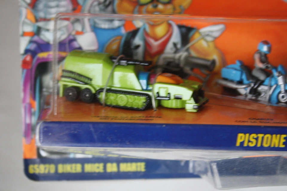 RARE VINTAGE 1994 MICRO MACHINES BIKER MICE FROM MARS PISTONE GALOOB NEW SEALED! - Image 3 of 4