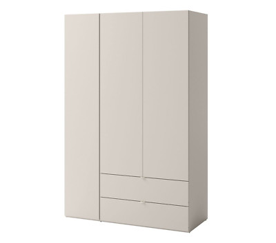 Kleiderschrank Sigma 3D2S 01 mit Flügeltüren mit Kleiderstange Schubladen