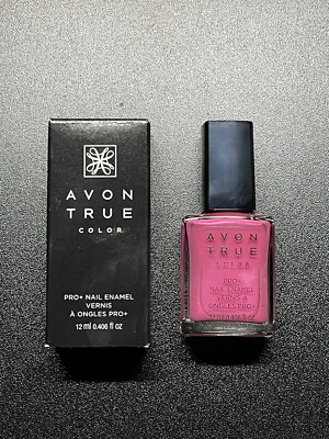 Avon True Color Pro+ Nail Enamel Berry Shimmer Discontinued Retired NEW NIB