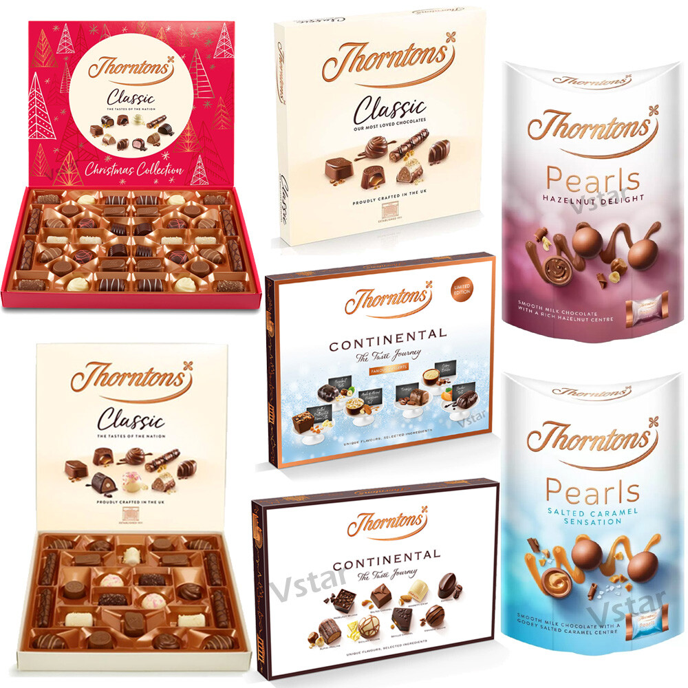 Thorntons Pearls & Milk, Dark, White Classic Assorted Gift Box