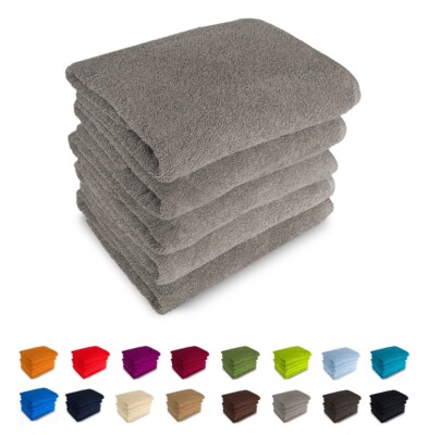 500g/m² Gästetücher Handtücher Duschtücher Badematte 100% Baumwolle 60°C