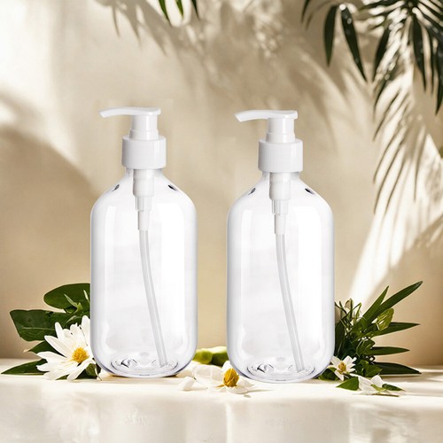 1/2 Unidad 500ml Dispensador de Jabón Champú Recargable Acondicionador Botellas Vacías - Imagen 21 de 27