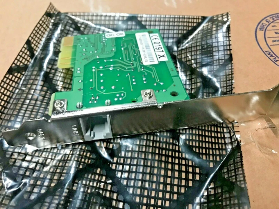 VINTAGE RARE NEW ASUS WS-5614DME1 AMR 56K MODEM PHONE CABLE INCLUDED.  DS-MBCDRK - Image 3 of 4