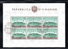 San Marino 1961 CEPT minifoglio 700 usato