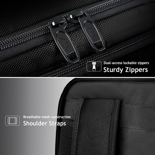 Carry on Backpack, Flight Approved Travel Backpack with USB Port, TSA Personal - Picture 2 of 5