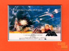Cartel horizontal original de Star Wars 2x3" imán nevera/armario cartel de película