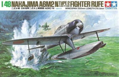 NAKAJIMA A6M2-N TYPE 2 RUFE (JAPANESE NAVY MARKINGS) #61017 1/48 TAMIYA