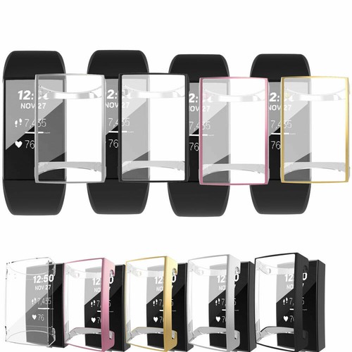 TPU Soft ShockProof Full Case Cover For Fitbit Charge 5/4/3/2 Screen