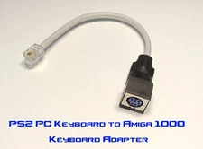 Amiga A1000 keyboard adapter  , connect PC PS2 keyboard to Amiga A1000