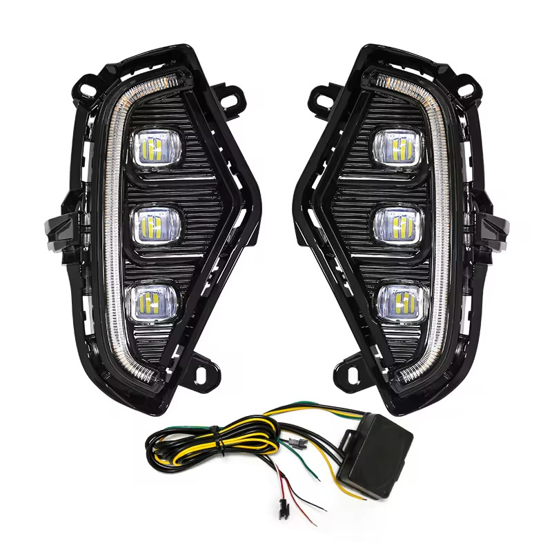 Feux antibrouillard LED étanches avec feux de jour DRL pour RAV4
