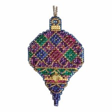 Diamond Holiday Bead Ornament Kit Mill Hill 2011 Christmas Jewels