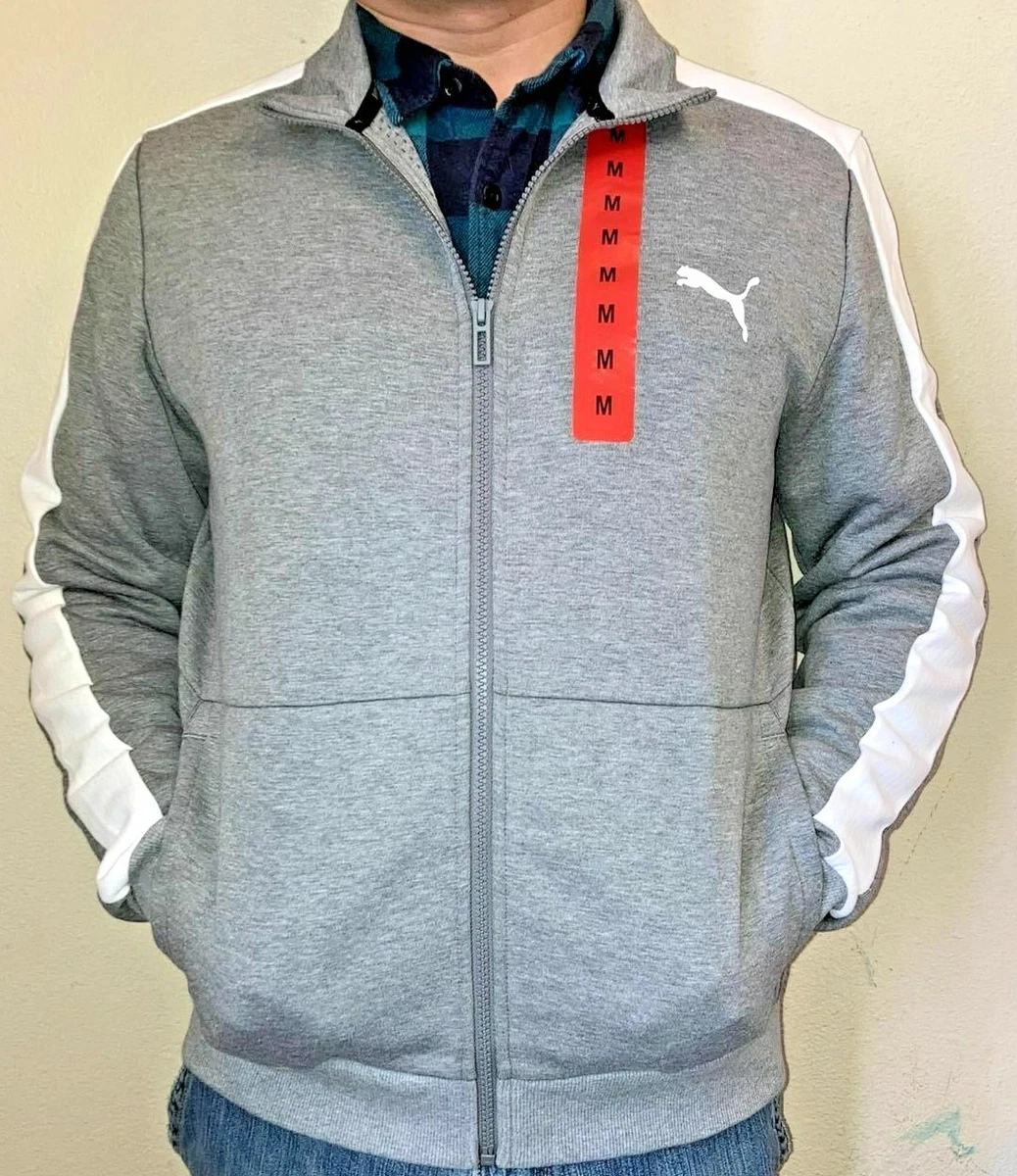 grey puma track jacket