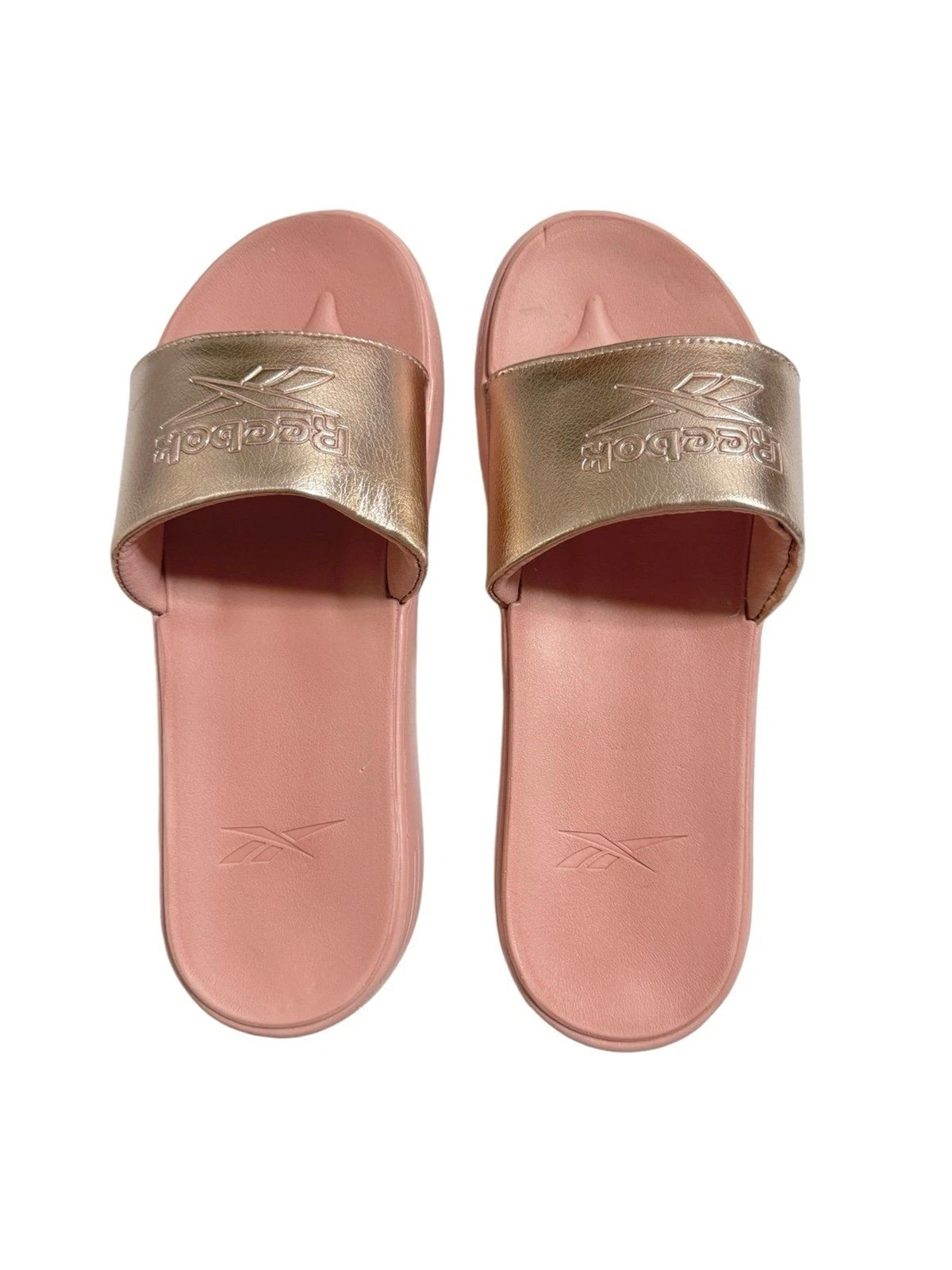 Sandali Reebok plateau oro rosa rosa slide 10