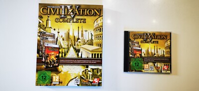 Sid Meier s Civilization 4 Complete- Retro Game Big Box Pc Spiel - Sammler - CIV