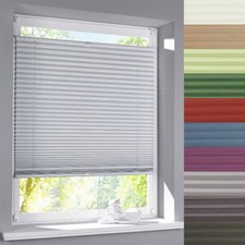 Plissee Klemmfix Verdunkelung Thermo verspannt blickdicht Easyfix ohne Bohren 