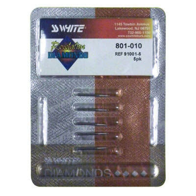 Endodontic Revelation Multi Use Flame Diamond Burs by SS White (5/Pk)