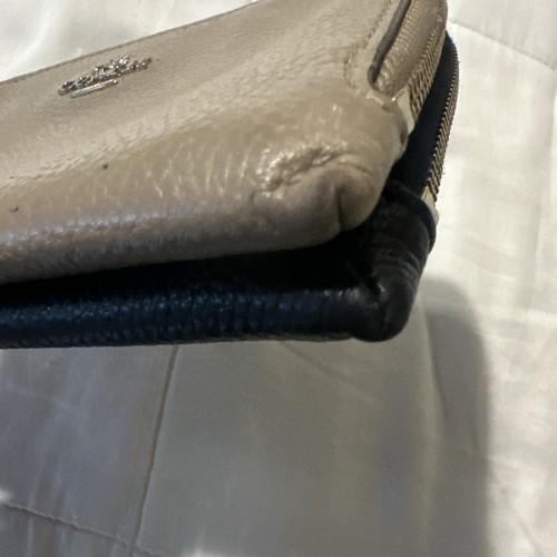 Coach Double Corner Zip Wristlet in Colorblock Multi Navy, Beige, Green 2959 - Picture 5 of 15