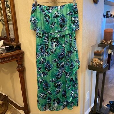 NWT~BANANA REPUBLIC Women Green Floral Strapless Maxi Dress Size 2 Petite | eBay NWT~BANANA REPUBLIC Women Green Floral Strapless Maxi Dress Size 2 Petite | eBay