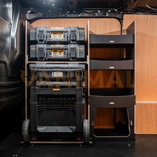 Ford Transit Custom 2023+ DeWalt ToughSystem Trolley Compatible Van Racking -...