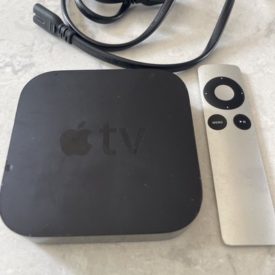 Apple A1469 HD Digital Media Streamer - Black (3rd Generation) Remote & Adaptor