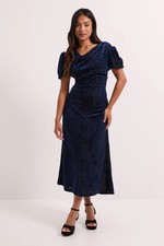 Dorothy Perkins Leopard Midi Dress Womens Party Dresses