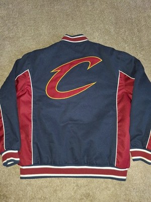 ジェフハミルトン jeff hamilton NBA レブロン キャバリアーズ Cleveland Cavaliers Jeff Hamilton Bomber Jacket Men's Large