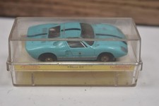 Aurora Thunderjet Tjet Aqua Ford GT40 Ho Slot Car 1374 in Original Box