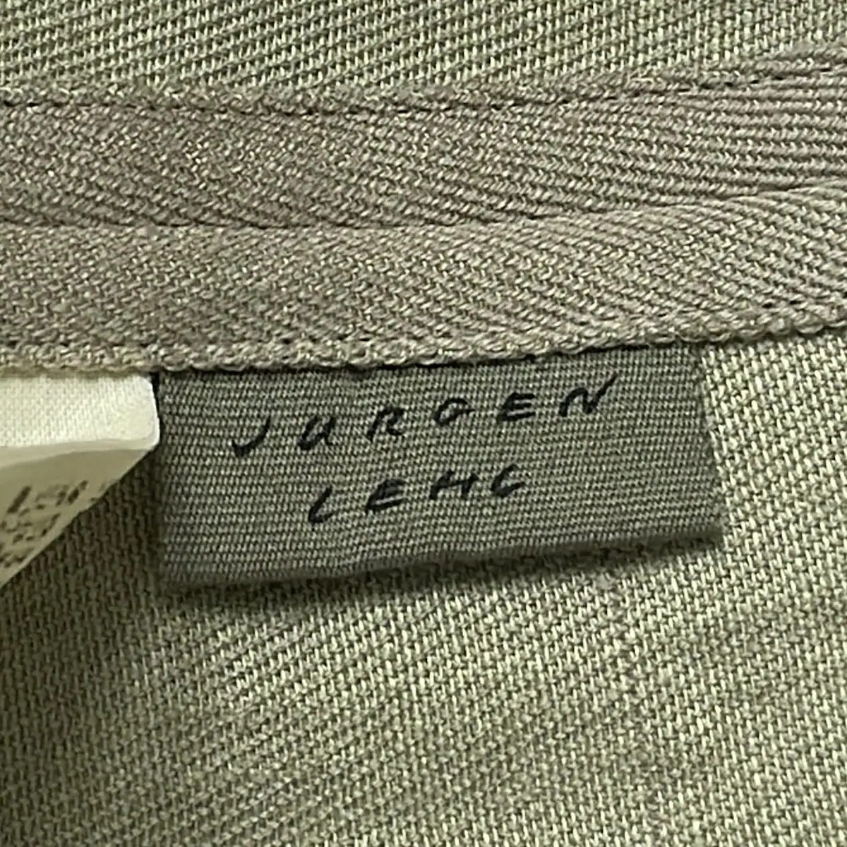 Auth JURGEN LEHL - Khaki Women's Coat