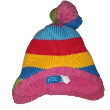 BABY GIRL'S WINTER HAT 6-12 MONTHS CHILDREN'S PLACE BNWT EAR FLAPS WARM AND COZY
