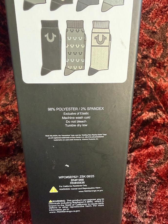 True Religion Men's Socks thumbnail 10