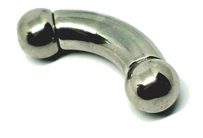 Gebogener Stab 0 g (8 mm) Prince Albert Large Gauge 10 mm Ball Heavy...