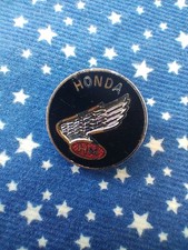  Rare VTG Original Honda Wing 1970's Bikers Motorcycle Enamel Badge