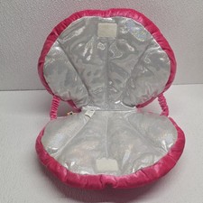 Build A Bear Mermaid Clam Shell Bed Chair Pink & Silver Plush Retired 2012