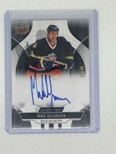 2024 UPPER DECK ENGRAINED ICONS #CA-IN MIKE SILLINGER AUTO EBONY /49
